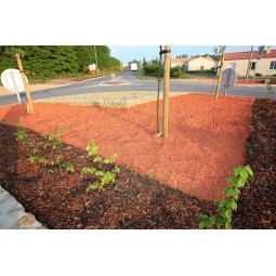 Réalisation en briques pilées
