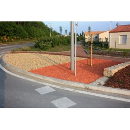 Réalisation en briques pilées