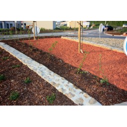 Réalisation en briques pilées