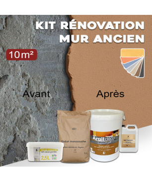 Kit rénovation mur ancien